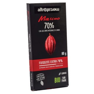 Biotobio Mascao cioccolato fondente extra 70%