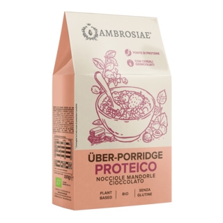 Biotobio Porridge protein mandorle cioccolato e nocciole