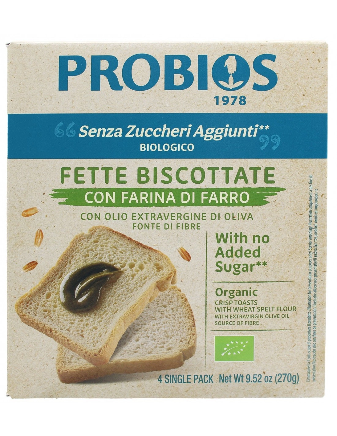 Probios FETTE BISCOTTATE CON FARINA DI FARRO