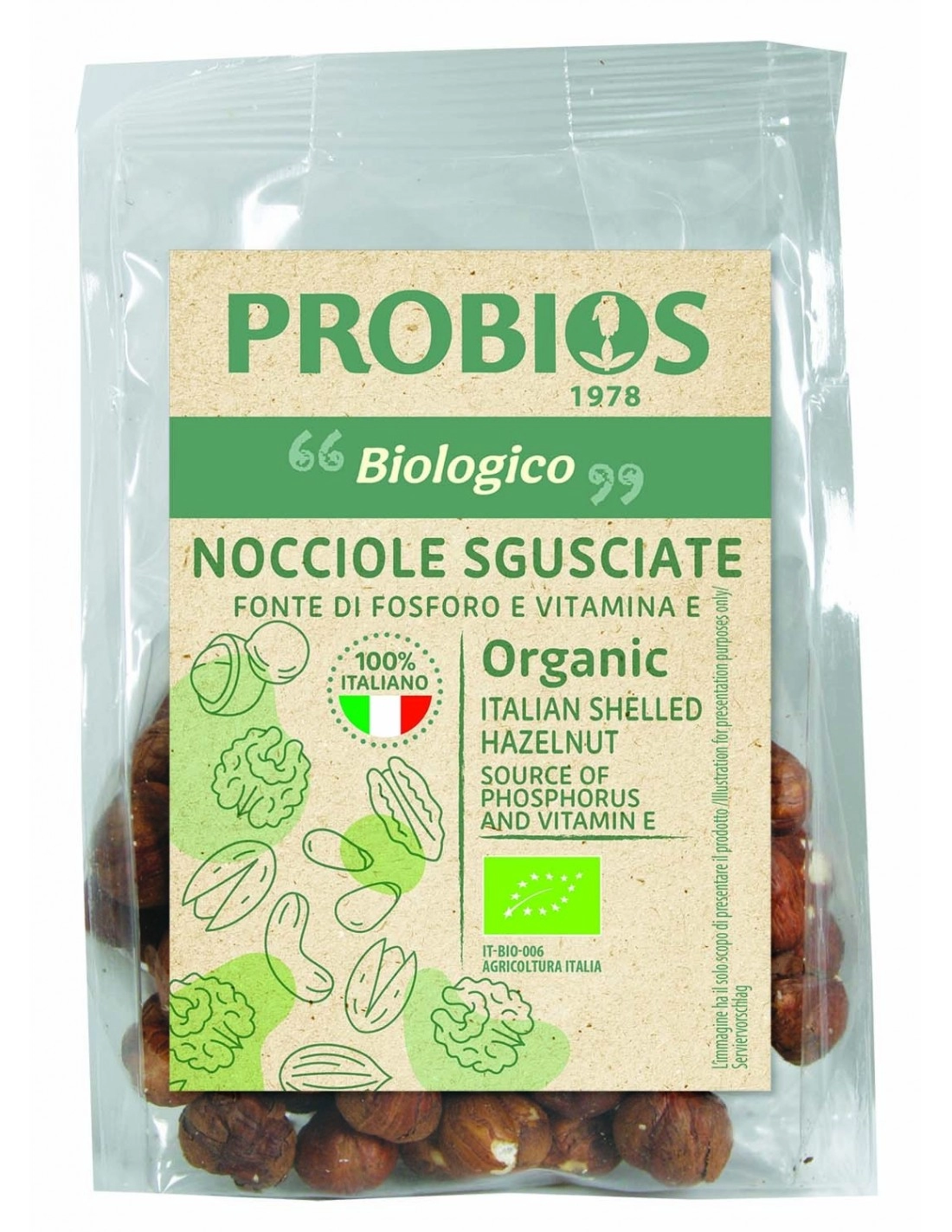 Probios NOCCIOLE ITALIANE SGUSCIATE
