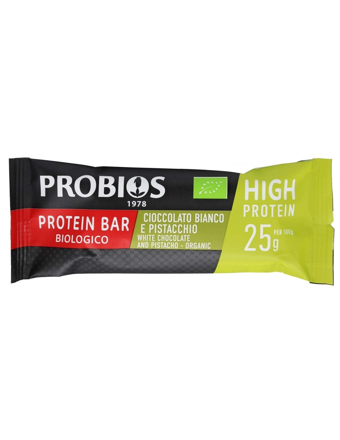 Probios PROTEIN BAR CIOCCOLATO BIANCO E PISTACCHIO