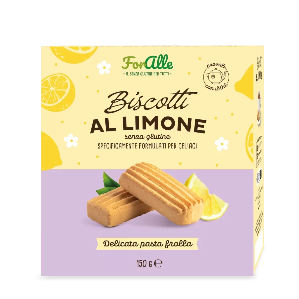 Foralle FORALLE BISCOTTI AL LIMONE 150g