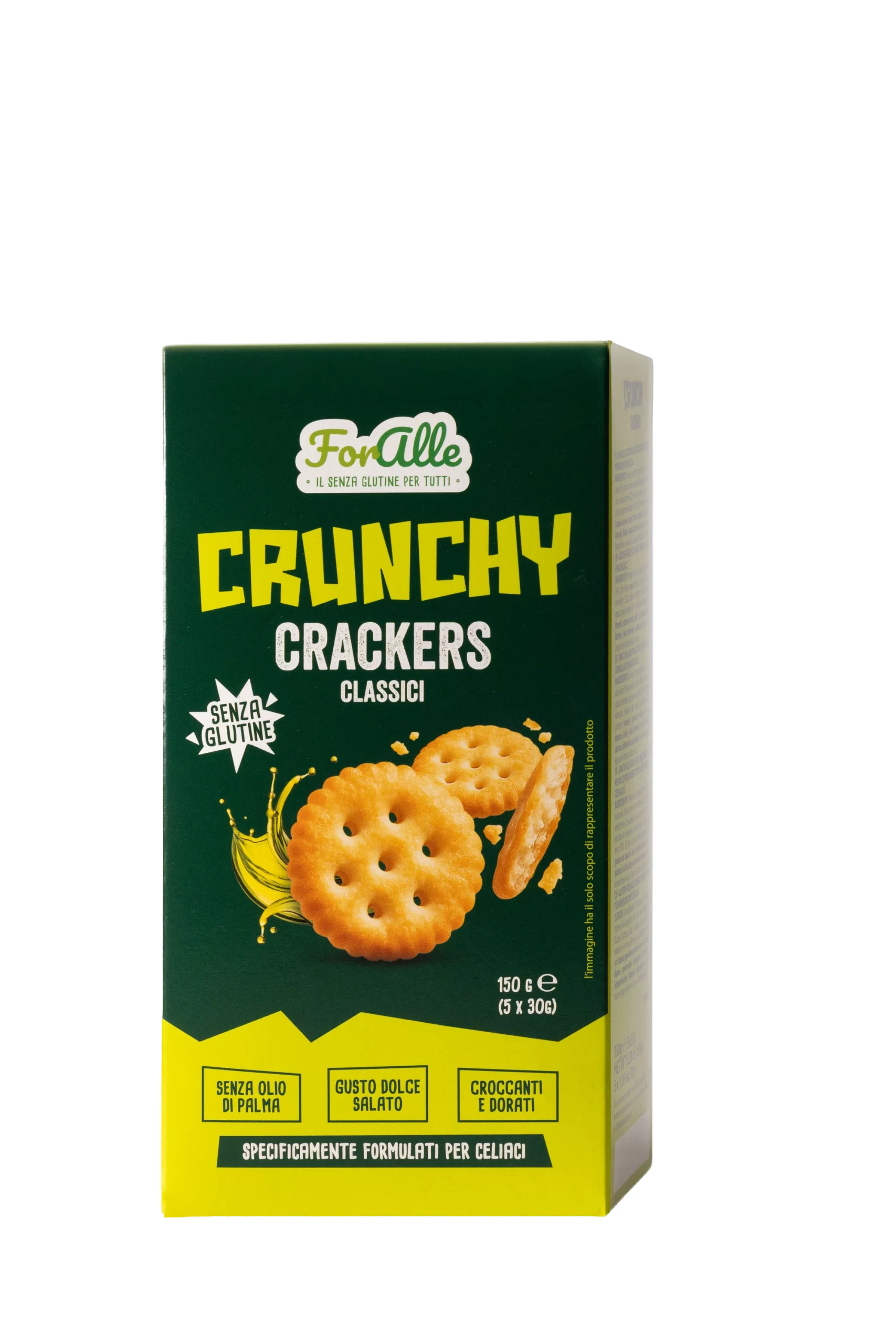 Foralle FORALLE CRUNCHY CRACKERS CLASSICI 150g  Novità