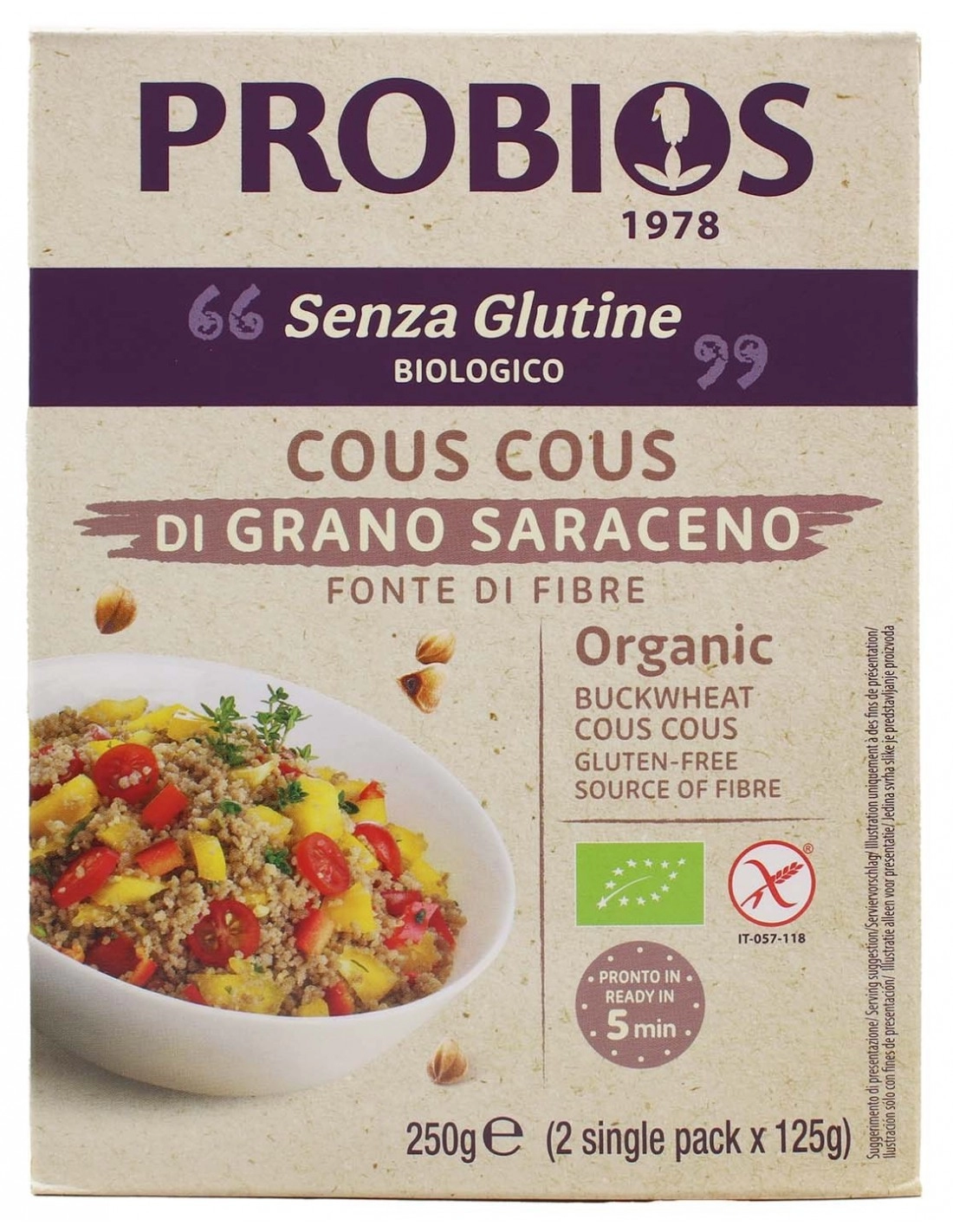 Probios COUS COUS DI GRANO SARACENO
