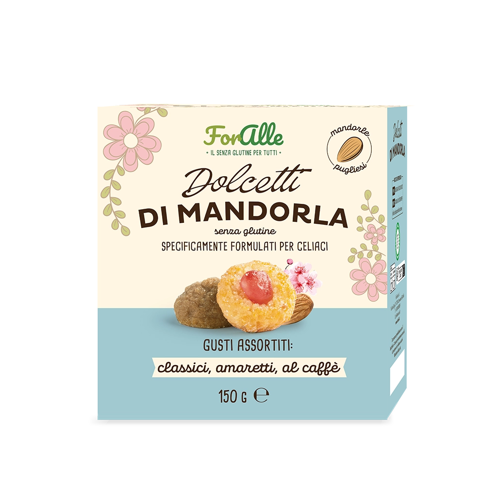 Foralle FORALLE DOLCETTI di MANDORLA 150g 6 Gusti Assortiti