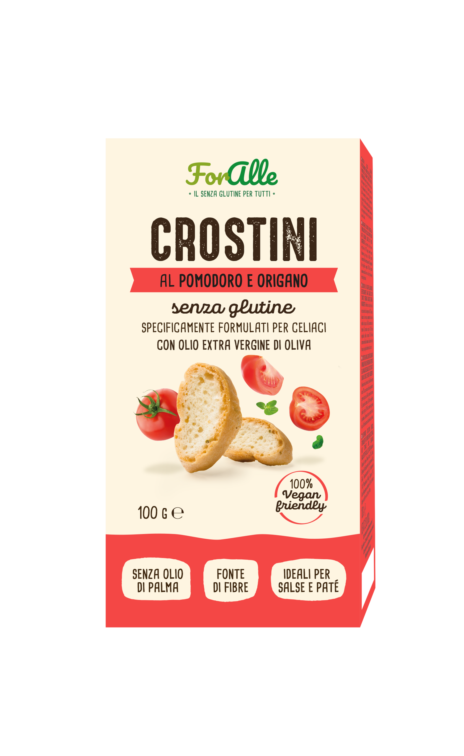 Foralle FORALLE TARALLINI POMODORO E ORIGANO 180g