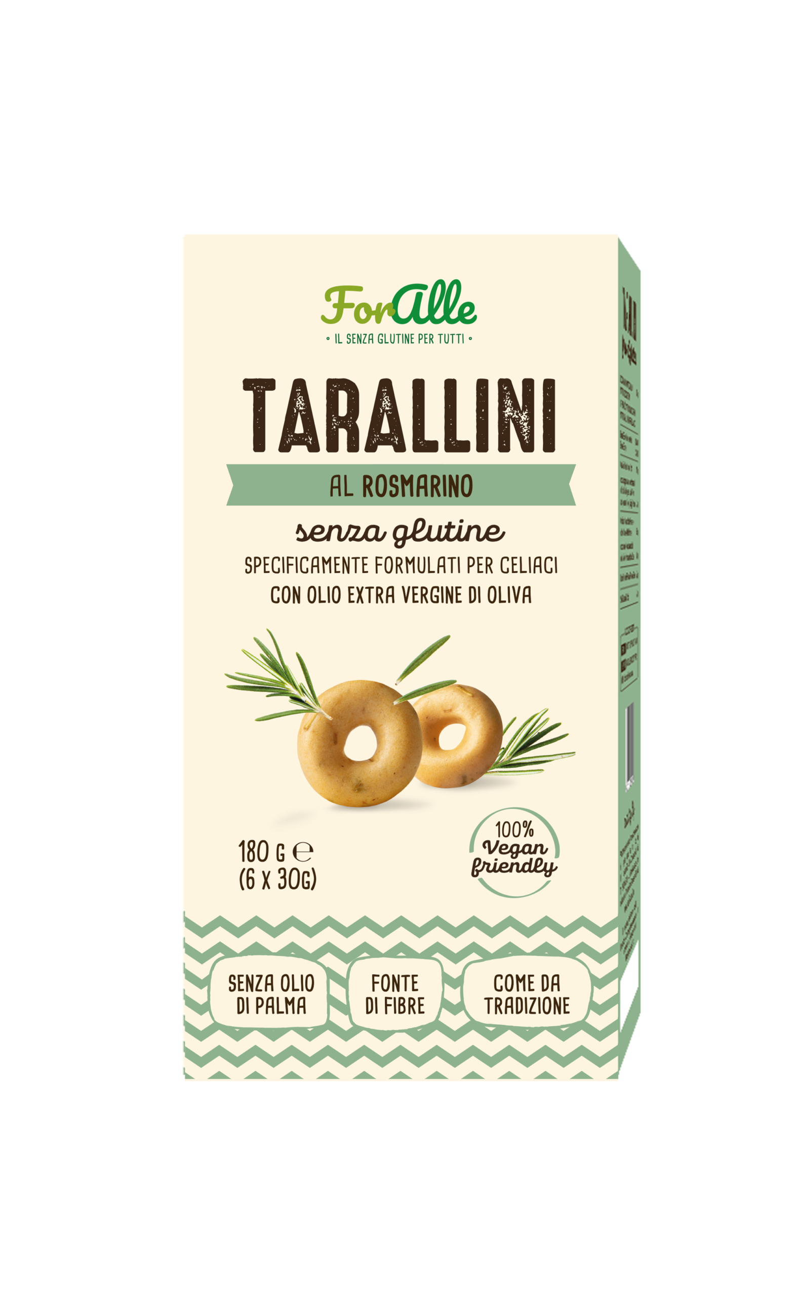 Foralle FORALLE TARALLINI al ROSMARINO 180g