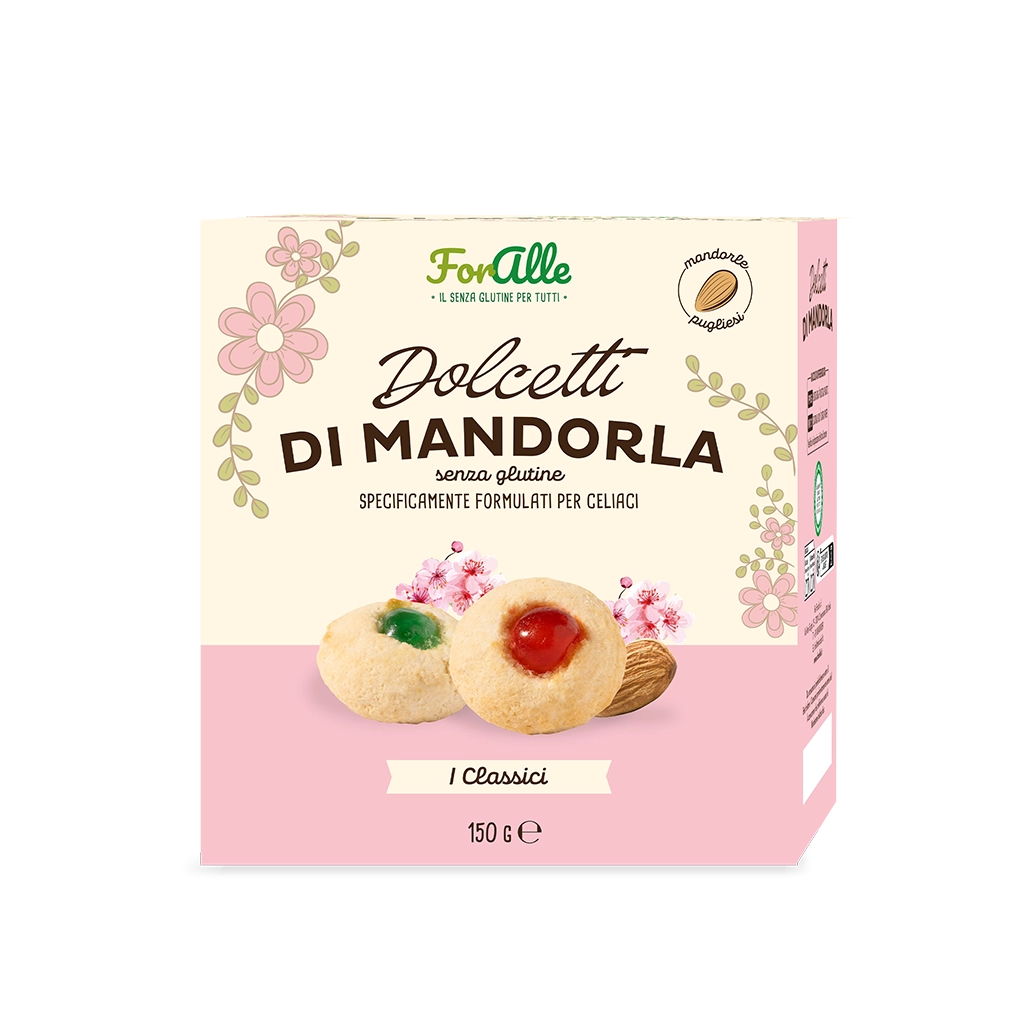 Foralle FORALLE DOLCETTI di MANDORLA 150g 6 Gusto Classici   Novità