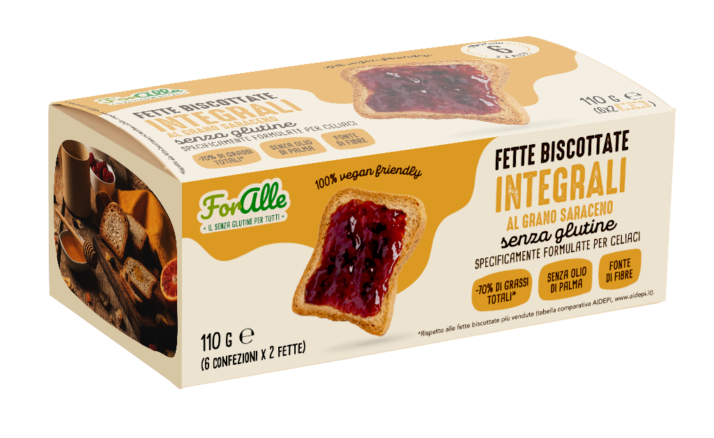 Foralle FORALLE FETTE BISCOTTATE INTEGRALI 110g