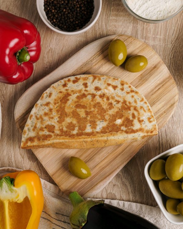 Romagna free Crescione – ORTOLANA INTEGR. – MELANZANE, PEPERONI, OLIVE  – FRIGO