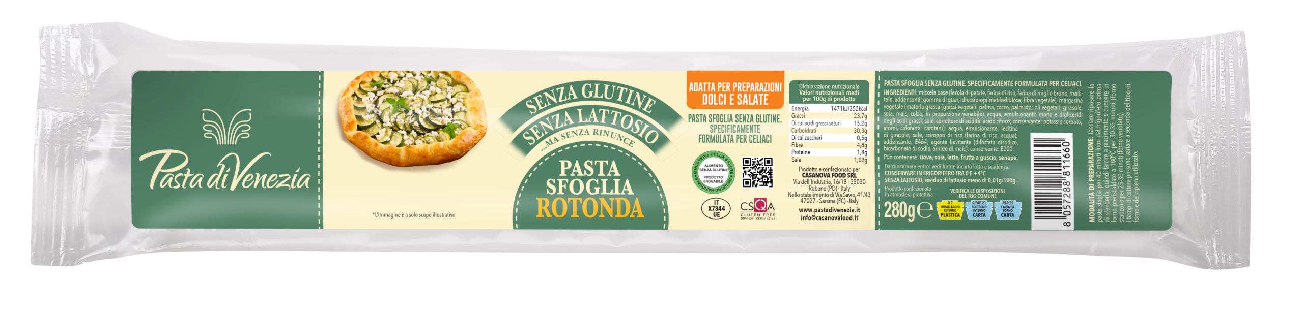 Pasta di Venezia PASTA SFOGLIA ROTONDA 32 cm