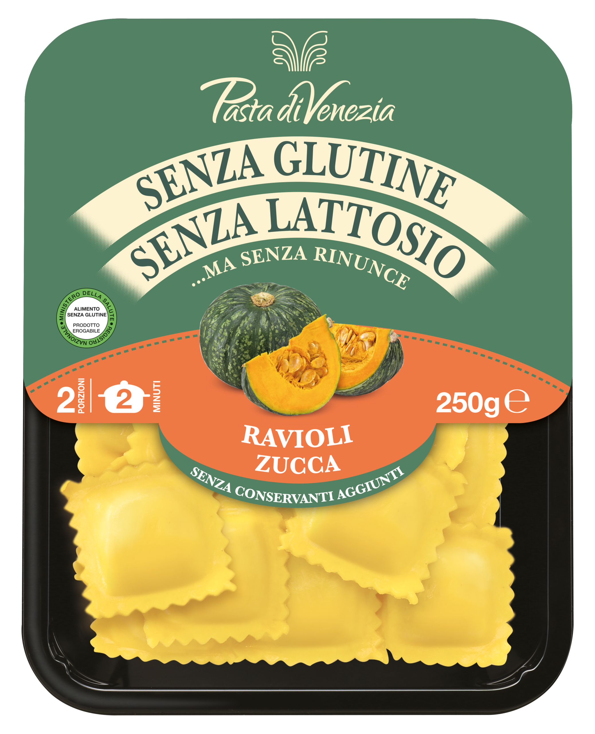 Pasta di Venezia RAVIOLI ZUCCA 250g DISPONIBILI DA OTTOBRE A FEBBRAIO