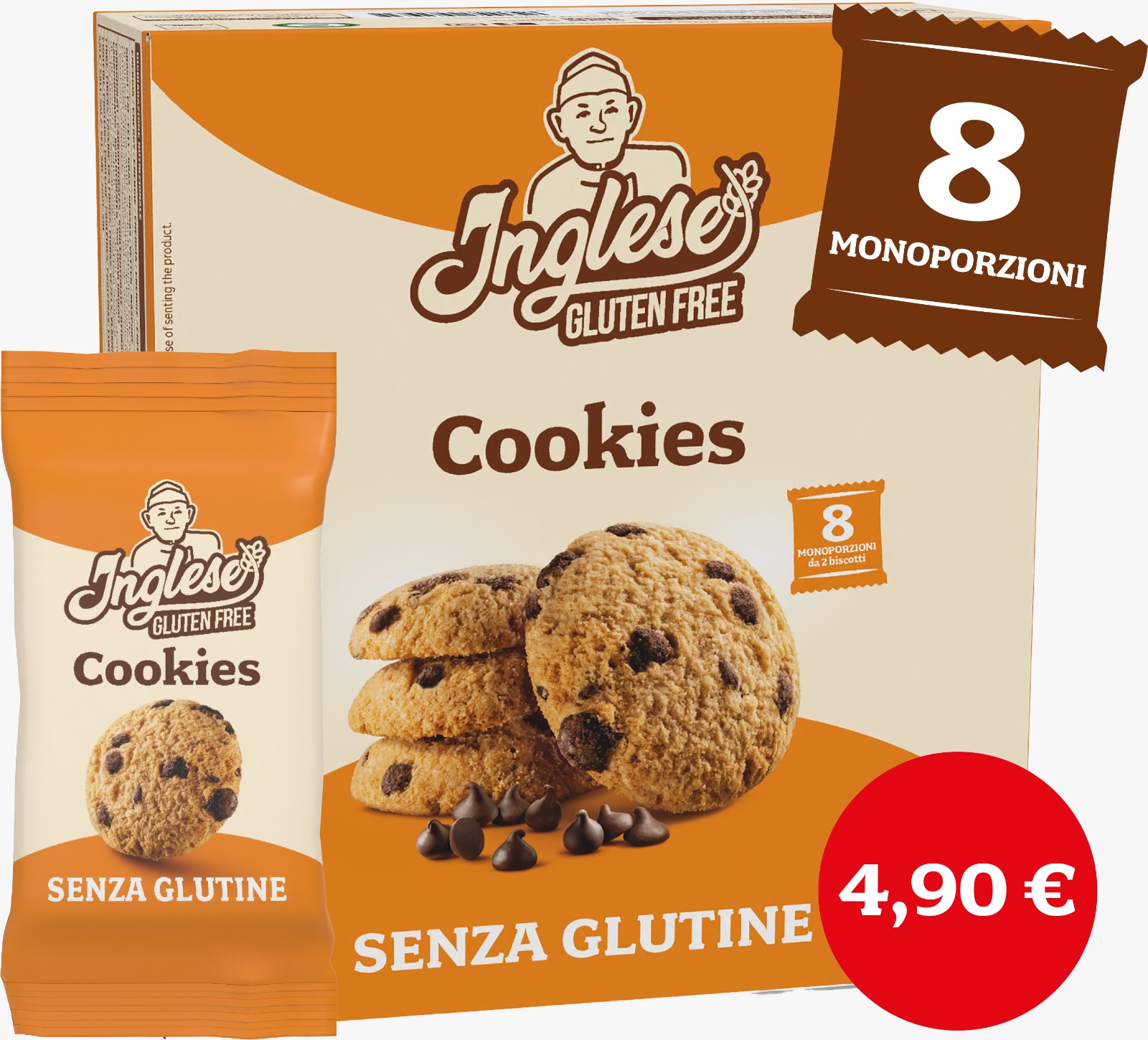 Inglese COOKIES MULTIPACK 8PZ – GR.240