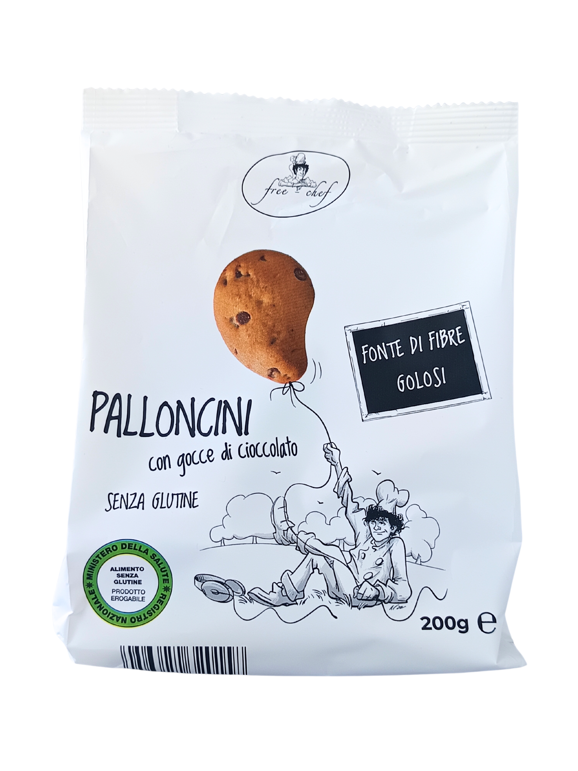 Italcibo BISCOTTO GOCCIOLE – PALLONCINI CON GOCCE DI CIOCCOLATO