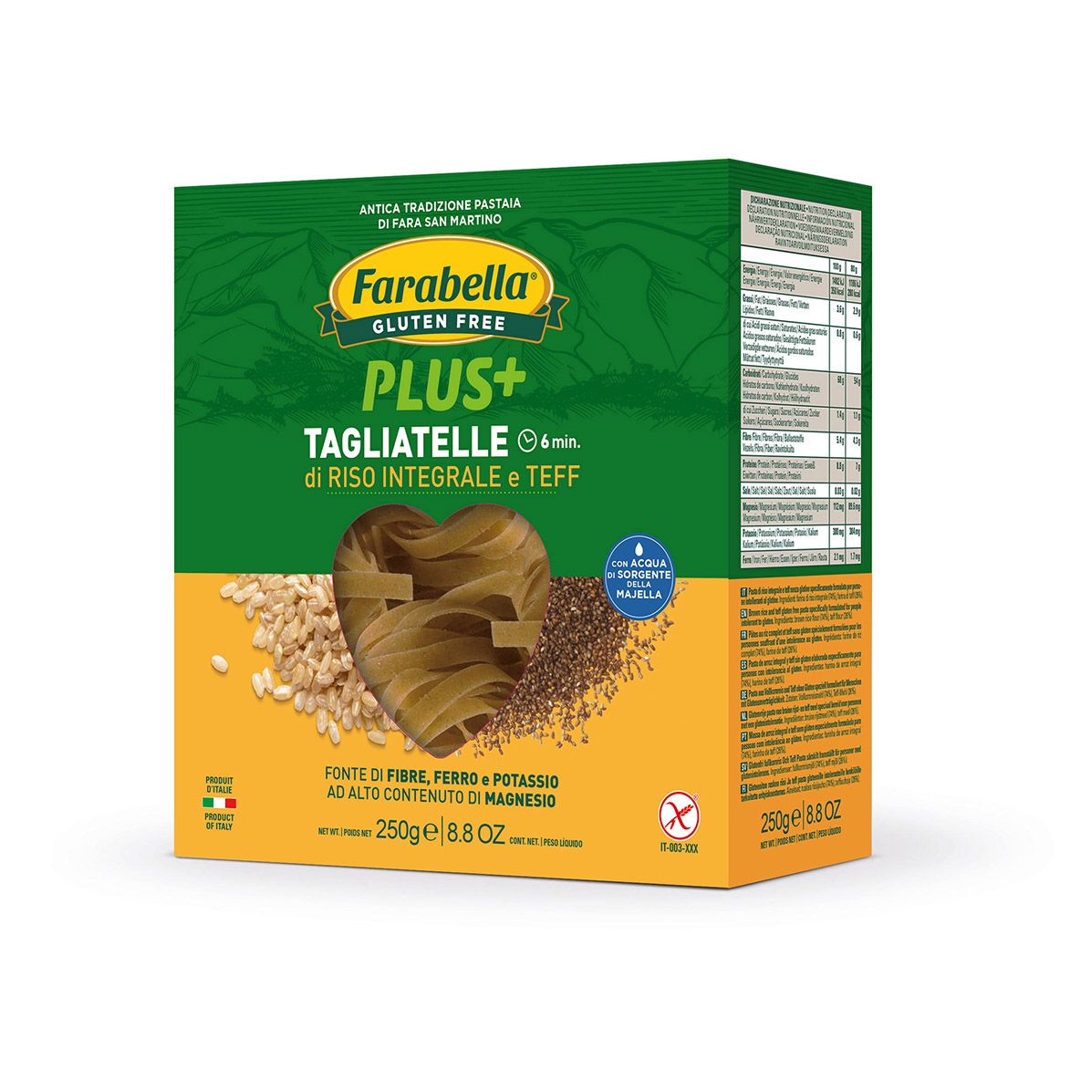 Farabella Tagliatelle Riso Integrale/ Teff