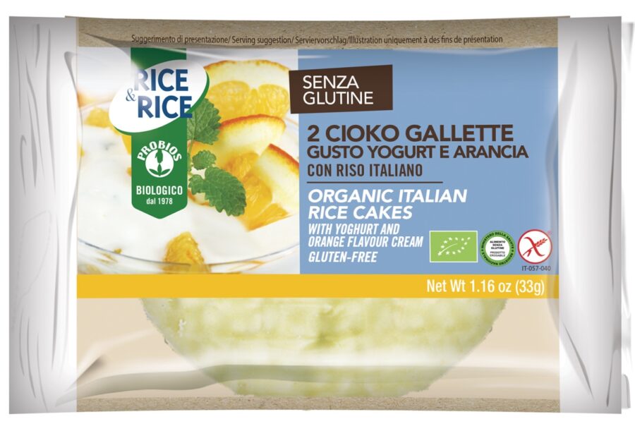 Probios CIOKO GALLETTE RICOPERTE DI YOGURT ALL'ARANCIA