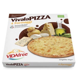 Vidafree Surgelati VIVALAPIZZA  AI 4 FORMAGGII